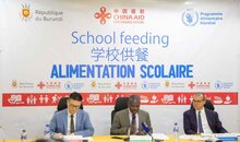 由中国政府支持的世界粮食计划署学校营养餐项目考察活动在布隆迪及线上同步成功举行